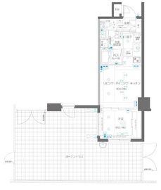 ZOOM高田馬場 1階 間取り図