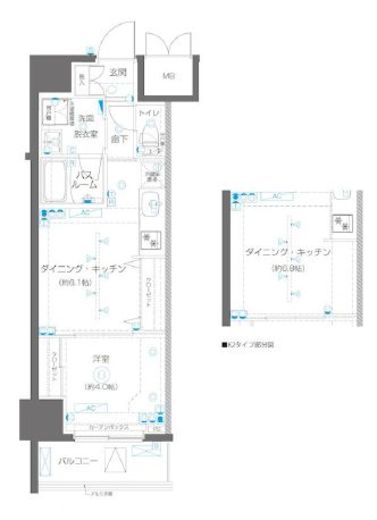 ZOOM高田馬場 3階 間取り図