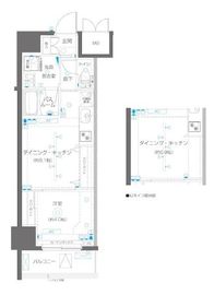 ZOOM高田馬場 4階 間取り図