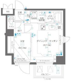 ZOOM高田馬場 6階 間取り図