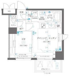 ZOOM高田馬場 2階 間取り図