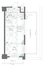 ZOOM高田馬場 9階 間取り図