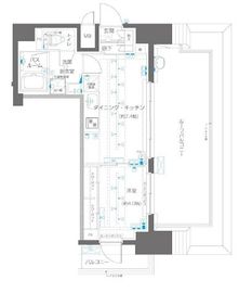 ZOOM高田馬場 10階 間取り図