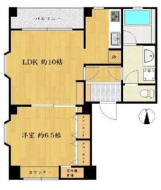 エスター南麻布 4階 間取り図