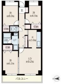 目黒本町マンション 203 間取り図