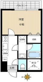 プレサンス本駒込アカデミア 7階 間取り図