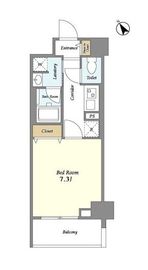 Lien西五反田 206 間取り図