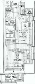 エステムプラザ愛宕虎ノ門レジデンス 606 間取り図