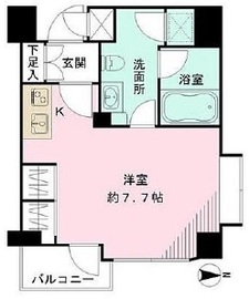 プラムハウス芝公園 301 間取り図