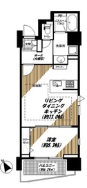 グランド・ガーラ銀座 6階 間取り図