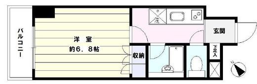 グランスイート銀座レスティモナーク 13階 間取り図