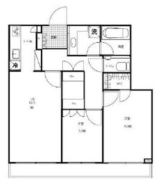 白金タワー 12階 間取り図