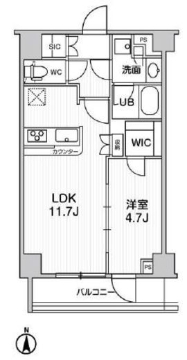 ジェノヴィア本所吾妻橋2スカイガーデン 3階 間取り図