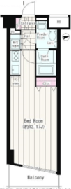 二葉アパートメント 408 間取り図