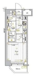 プレミアムキューブ大崎Deux 5階 間取り図