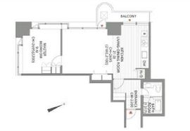 アークタワーズイースト 1809 間取り図