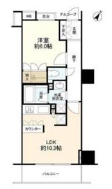 グランスイート日本橋人形町 2階 間取り図