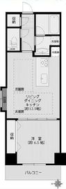 クオリア後楽園 3階 間取り図