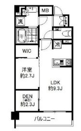 ピアース用賀レジデンス 4階 間取り図