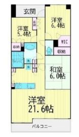 パークスクエア多摩川グリーンレジデンス 2階 間取り図