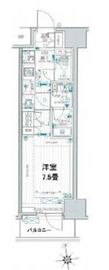 デュオステージ蒲田 15階 間取り図