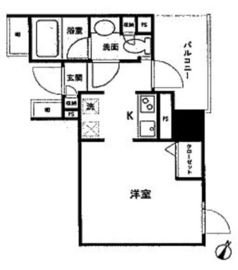 ヴィアラッティア笹塚 4階 間取り図
