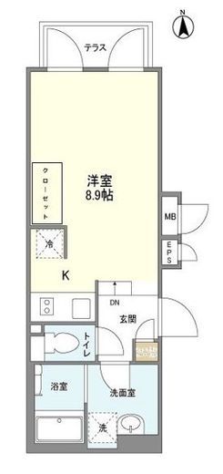 LAPis Park四谷三丁目 101 間取り図