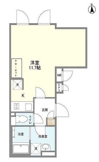 LAPis Park四谷三丁目 301 間取り図