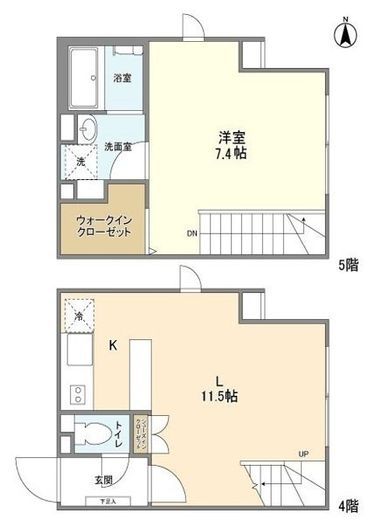 LAPis Park四谷三丁目 402 間取り図