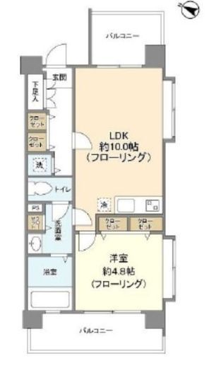 エタンセレ代々木公園 3階 間取り図