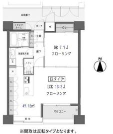 ガーデン蒲田 803 間取り図