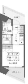 ガーデン蒲田 501 間取り図