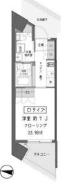 ガーデン蒲田 603 間取り図