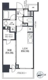 ライオンズミレス新中野 10階 間取り図