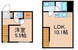 belle ville 白金 104 間取り図