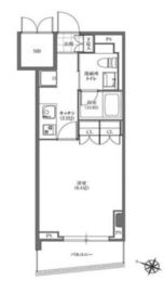 ヒューリック板橋 611 間取り図