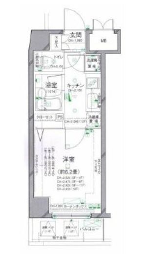 パレステュディオ渋谷ウエスト 9階 間取り図