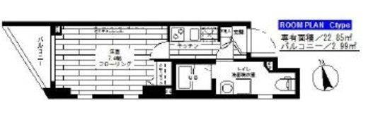 ステージファースト池尻大橋 1階 間取り図