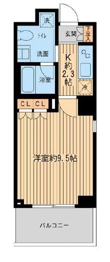 ウィルテラス奥沢 306 間取り図