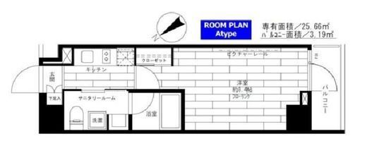 ステージグランデ茅場町 7階 間取り図