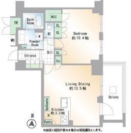 ブランズ牛込神楽坂 3階 間取り図