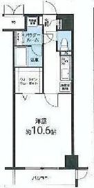 ソレイユ神楽坂 101 間取り図