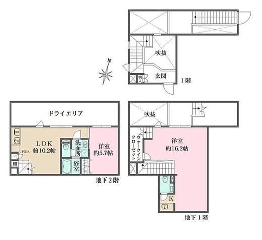 ANQI原宿 101 間取り図