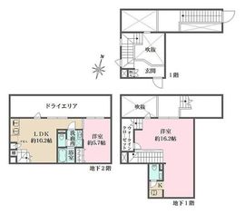 ANQI原宿 101 間取り図