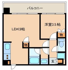レジディア文京音羽 509 間取り図