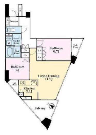クリオ目白台壱番館 4階 間取り図