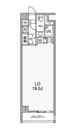 六本木デュープレックスエムズ 215 間取り図