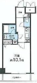 ソレイユ神楽坂 402 間取り図