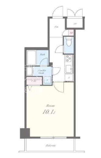 ソレイユ神楽坂 502 間取り図