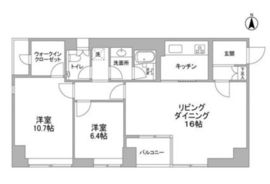 ヴィラルヴェロ 701 間取り図